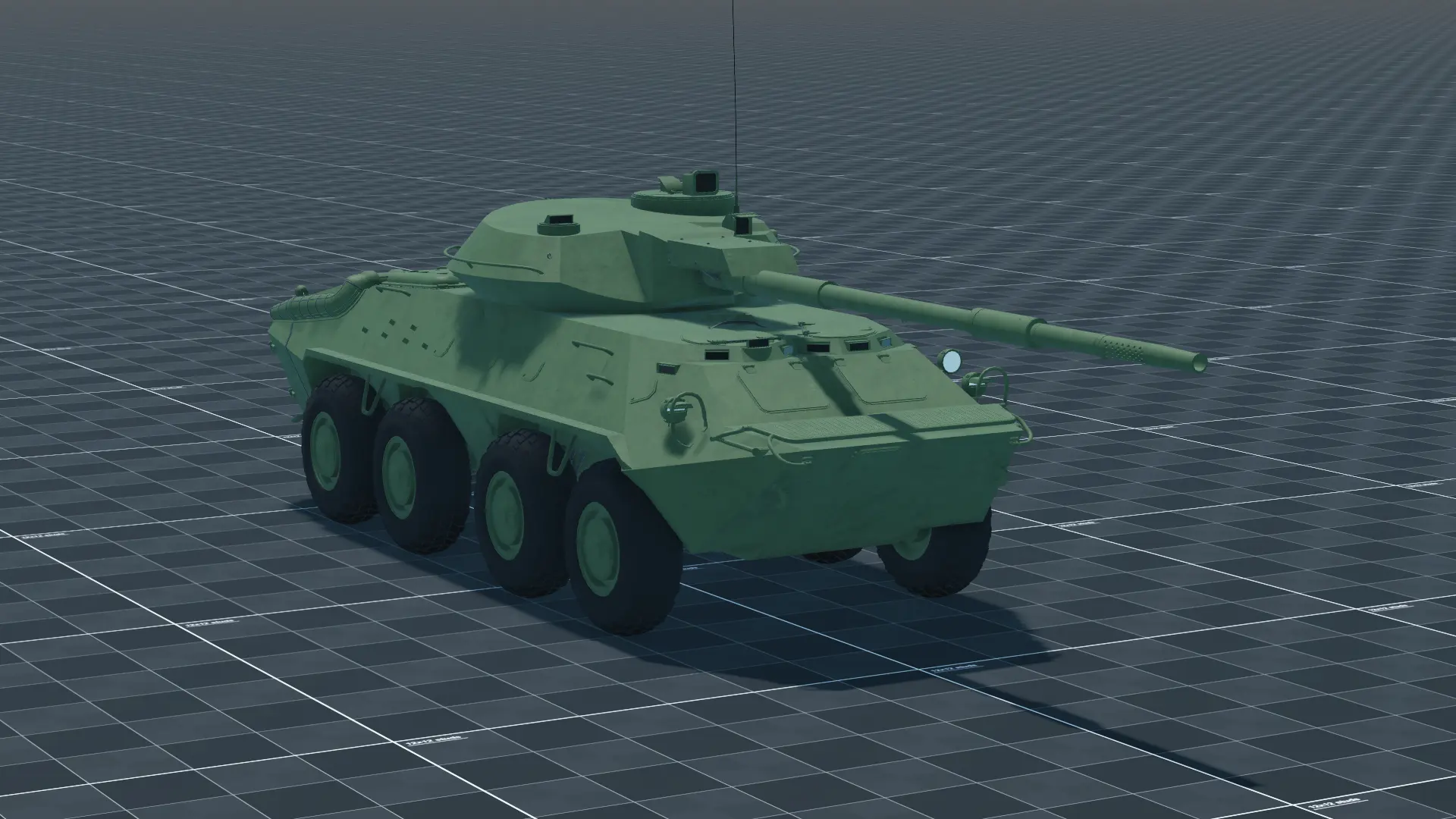 2S14 Zhalo-S, perspective, in Multicrew Tank Combat