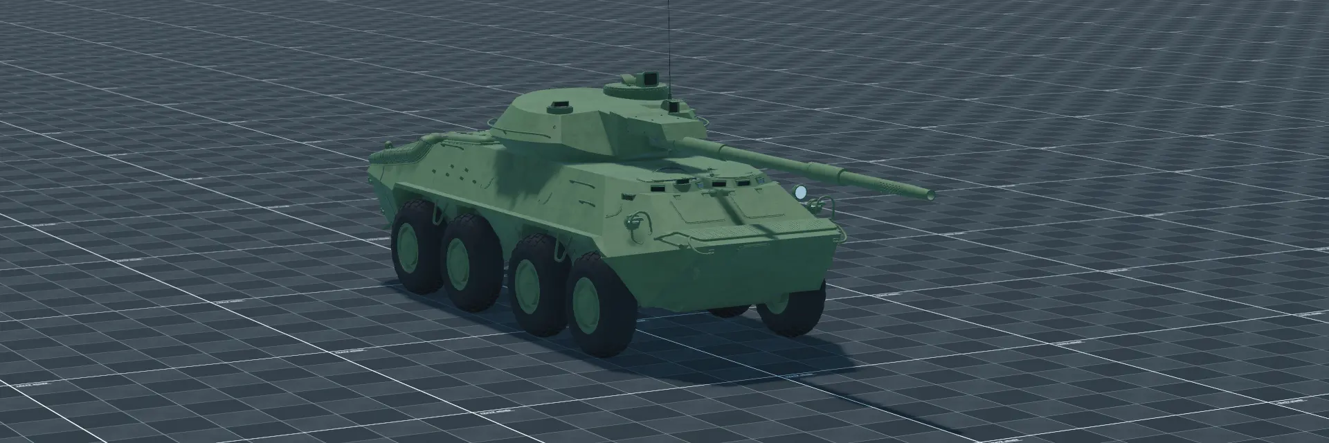 2S14 Zhalo-S, perspective banner, in Multicrew Tank Combat