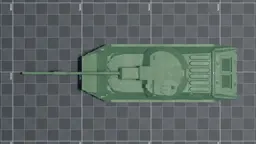 2S14 Zhalo-S, top, in Multicrew Tank Combat