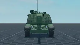 2S19 Msta-S, front, in Multicrew Tank Combat