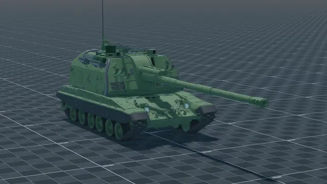 2S19 Msta-S, perspective, in Multicrew Tank Combat