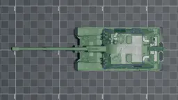 2S19 Msta-S, top, in Multicrew Tank Combat