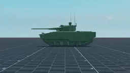 2S38, left, in Multicrew Tank Combat