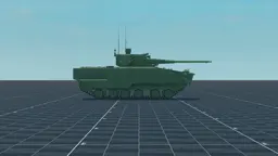 2S38, right, in Multicrew Tank Combat