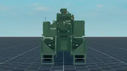 2S43, back, in Multicrew Tank Combat