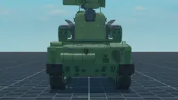 2S6 Tunguska, back, in Multicrew Tank Combat