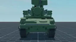 2S6 Tunguska, front, in Multicrew Tank Combat