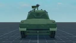 90mm GMC Super Hellcat, back, in Multicrew Tank Combat