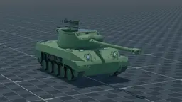 90mm GMC Super Hellcat, perspective, in Multicrew Tank Combat