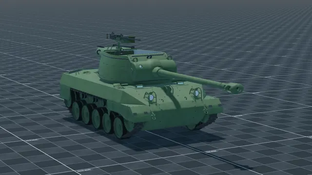 90mm GMC Super Hellcat, perspective, in Multicrew Tank Combat