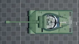 90mm GMC Super Hellcat, top, in Multicrew Tank Combat