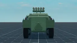 9P148, back, in Multicrew Tank Combat