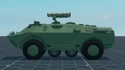 9P148, left, in Multicrew Tank Combat