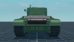 A.33/1 Assault Tank, back, in Multicrew Tank Combat