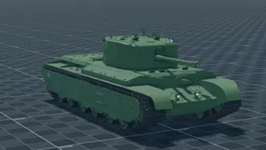 A.33/1 Assault Tank, perspective, in Multicrew Tank Combat