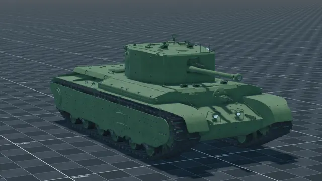 A.33/1 Assault Tank, perspective, in Multicrew Tank Combat