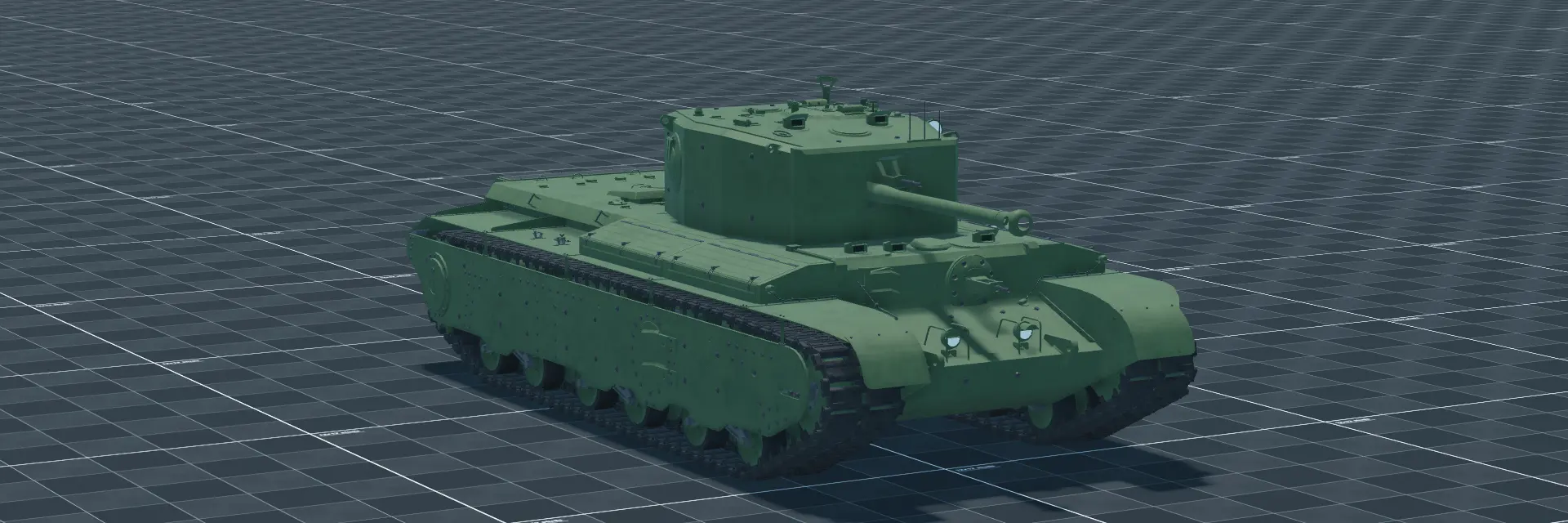 A.33/1 Assault Tank, perspective banner, in Multicrew Tank Combat