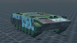 Abandoned IFV Hull, perspective, in Multicrew Tank Combat