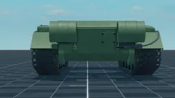Abandoned Tank Hull, back, in Multicrew Tank Combat