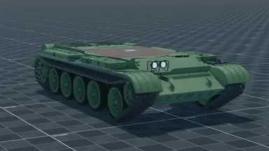 Abandoned Tank Hull, perspective, in Multicrew Tank Combat