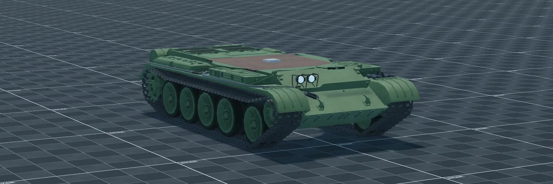 Abandoned Tank Hull, perspective banner, in Multicrew Tank Combat