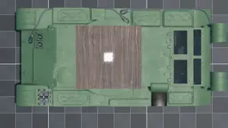 Abandoned Tank Hull, top, in Multicrew Tank Combat