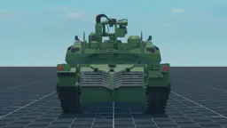 Abrams X, back, in Multicrew Tank Combat