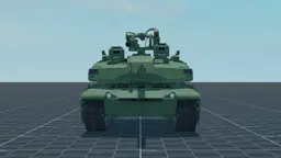 Abrams X, front, in Multicrew Tank Combat