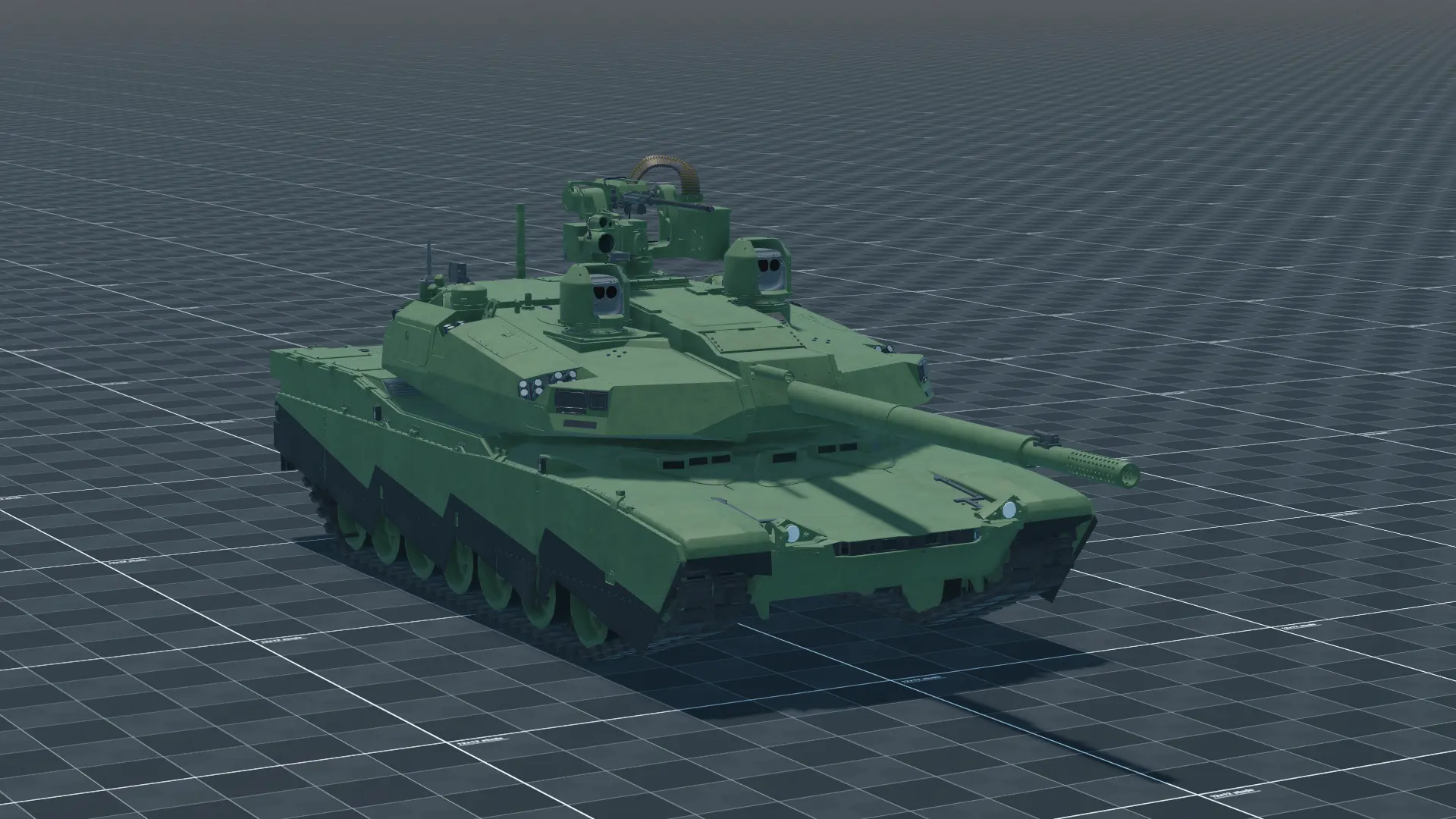 Abrams X, perspective, in Multicrew Tank Combat