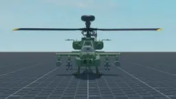 AH-64D, front, in Multicrew Tank Combat