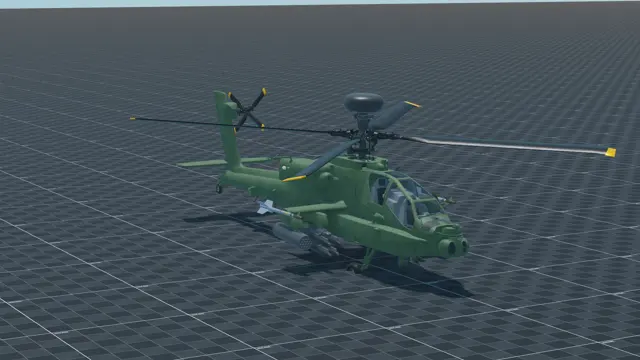 AH-64D, perspective, in Multicrew Tank Combat