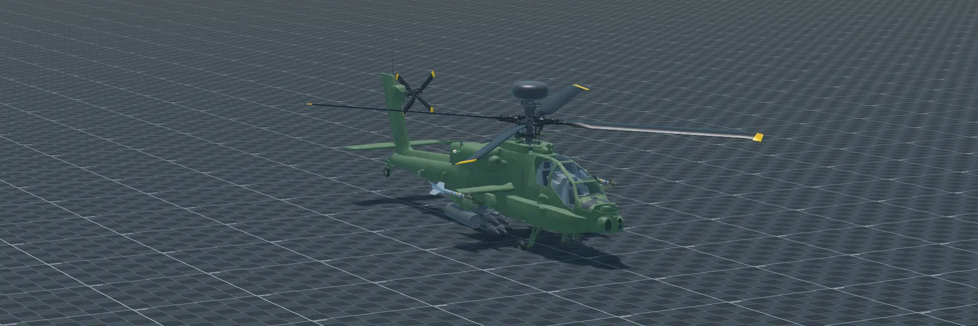 AH-64D, perspective banner, in Multicrew Tank Combat