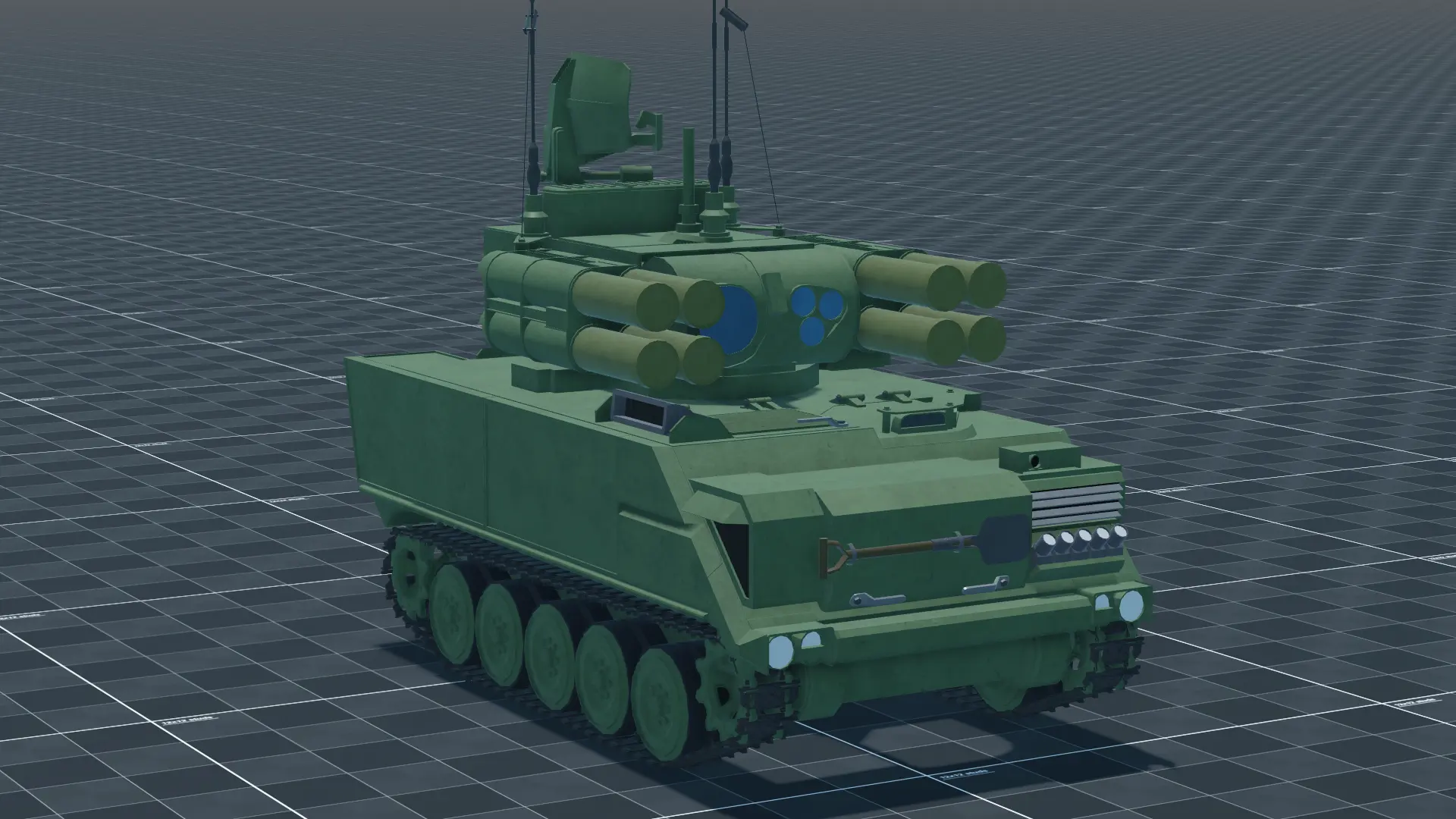 Air Defense Anti Tank System, perspective, in Multicrew Tank Combat