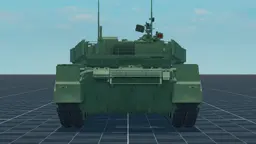 Al-Khalid, back, in Multicrew Tank Combat
