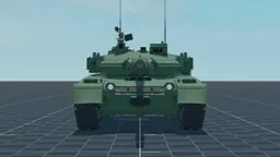 Al-Khalid, front, in Multicrew Tank Combat