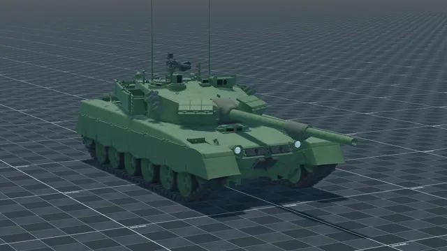 Al-Khalid, perspective, in Multicrew Tank Combat