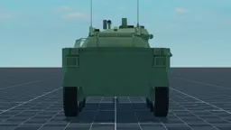 AMX-10RC, back, in Multicrew Tank Combat