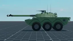 AMX-10RC, left, in Multicrew Tank Combat