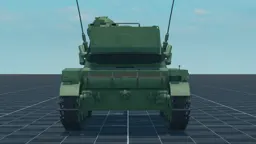 AMX-13, back, in Multicrew Tank Combat