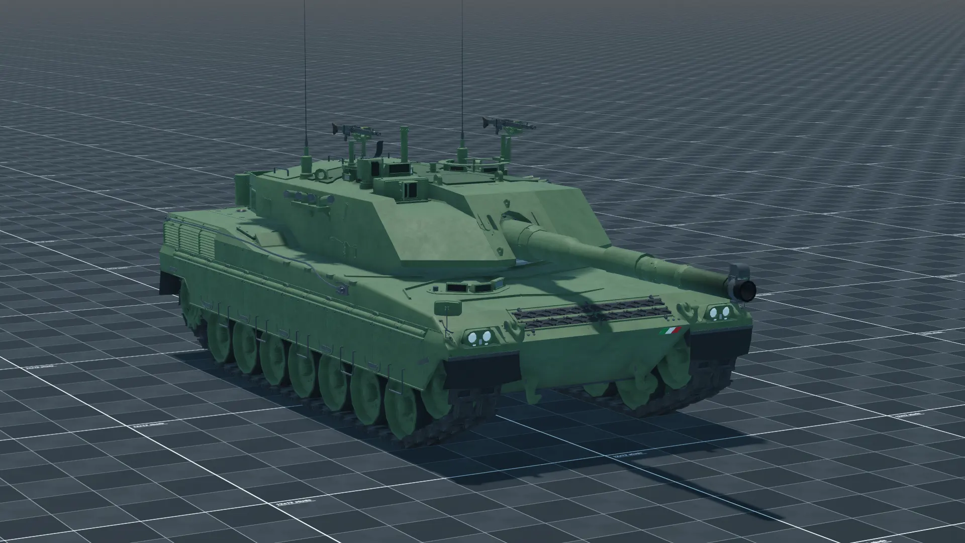 Ariete C1, perspective, in Multicrew Tank Combat