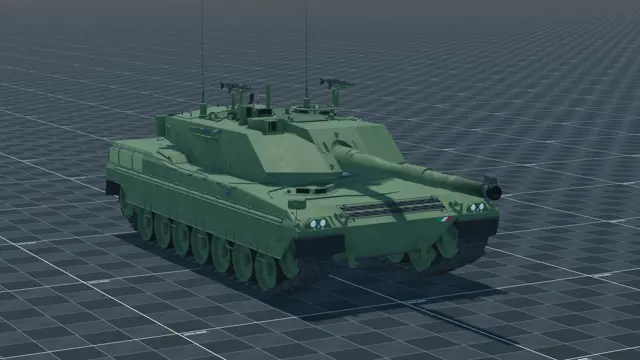 Ariete C1, perspective, in Multicrew Tank Combat