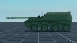 ASU-57, left, in Multicrew Tank Combat