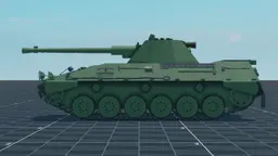 Begleitpanzer 57, left, in Multicrew Tank Combat