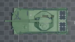 Begleitpanzer 57, top, in Multicrew Tank Combat