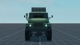 BM-21 Grad, front, in Multicrew Tank Combat