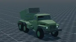 BM-21 Grad, perspective, in Multicrew Tank Combat