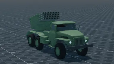 BM-21 Grad, perspective, in Multicrew Tank Combat