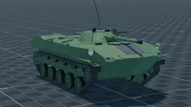 BMD-1, perspective, in Multicrew Tank Combat