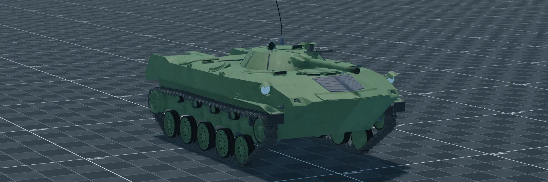 BMD-1, perspective banner, in Multicrew Tank Combat