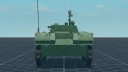 BMD-2, back, in Multicrew Tank Combat